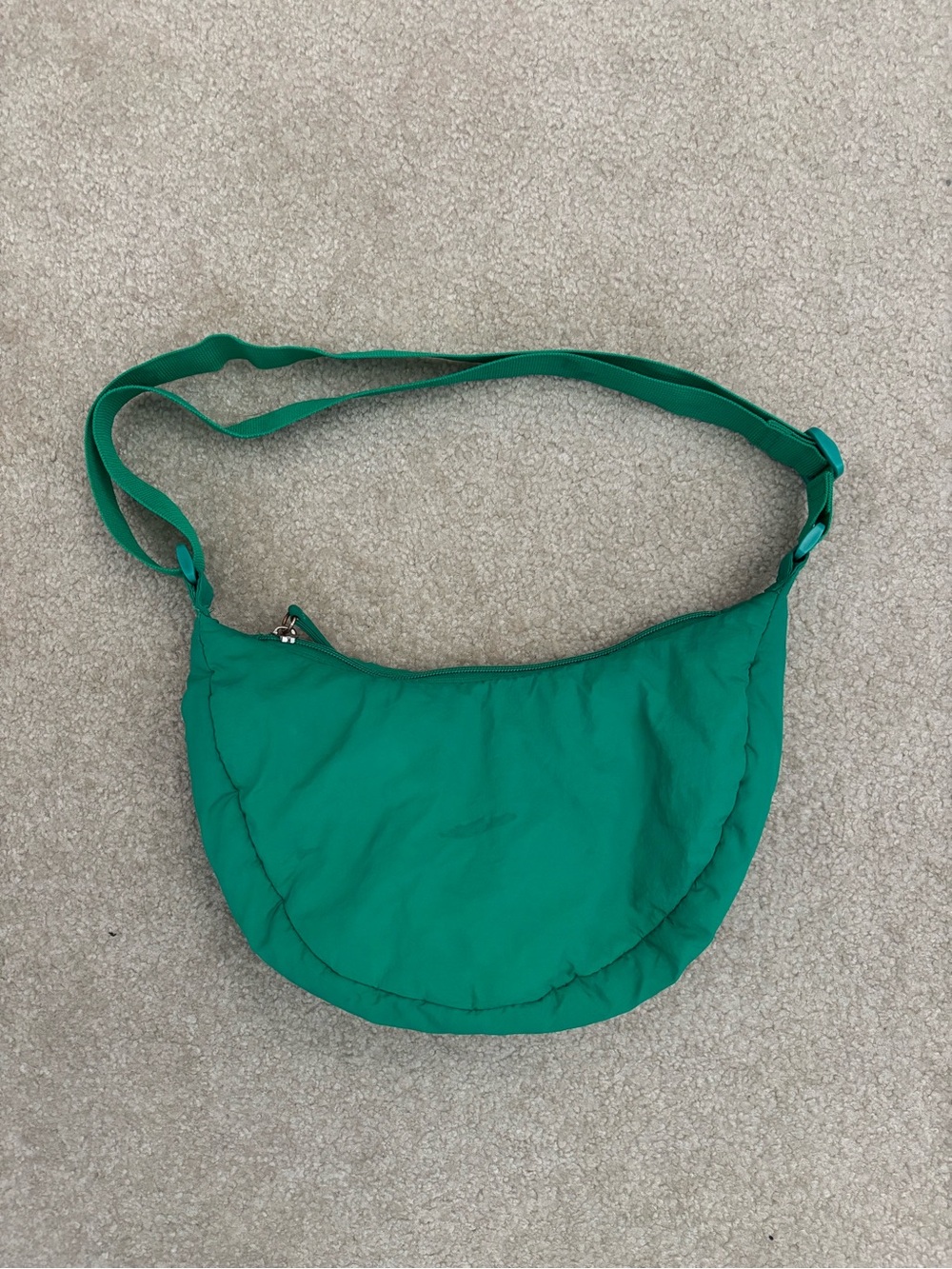 Old Navy Emerald Green Crescent Shoulder Bag
